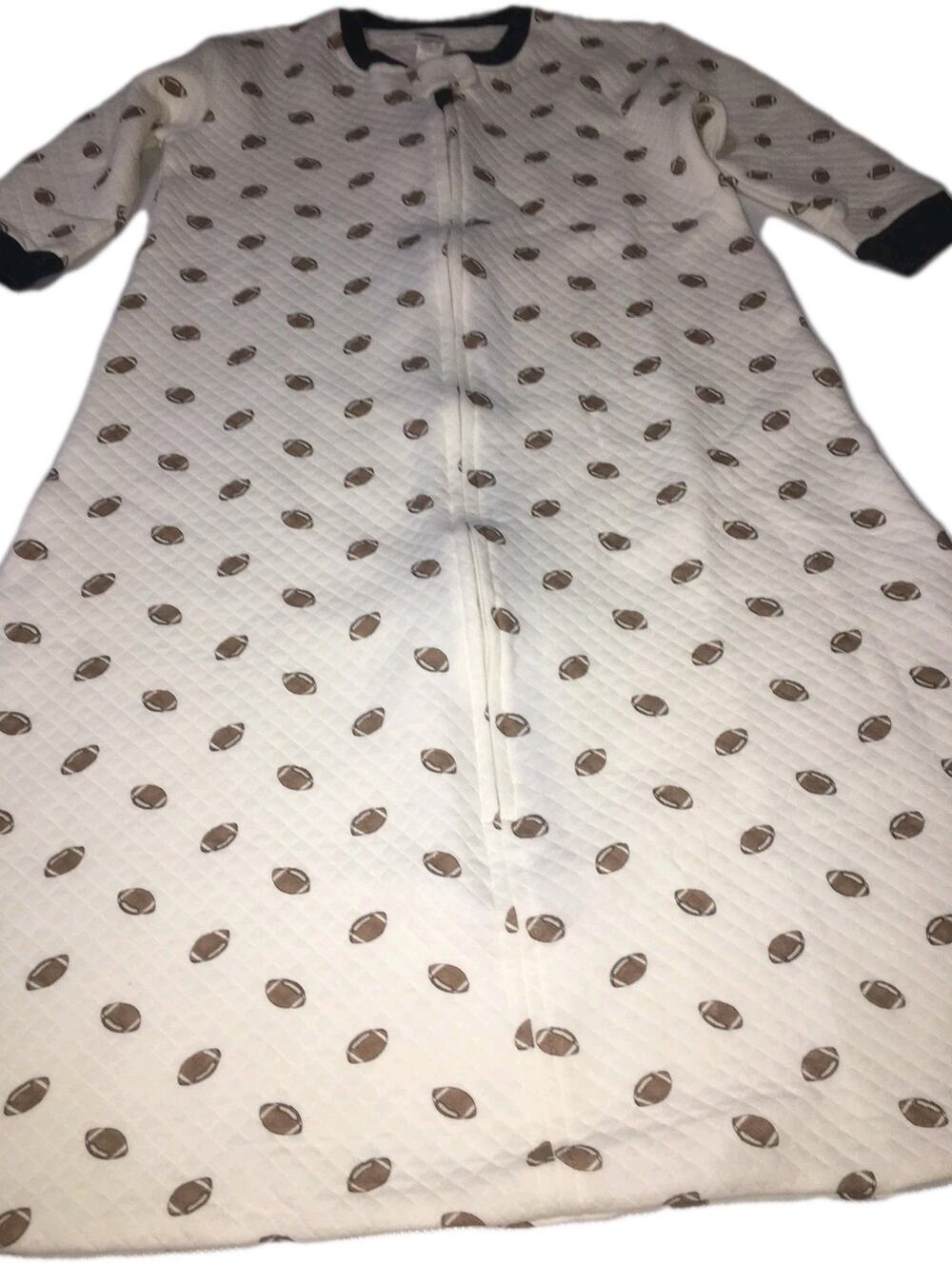 Humble Bebe Football Swaddle Baby Blanket Size Large 12–18M Soft Infant Wrap